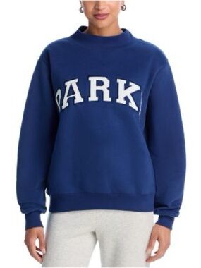 Dark Blue 'DARK' Logo Crewneck Sweater